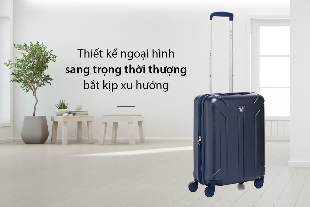 Vali Roncato Link size M (26 inch) - Navy sang trọng thời thượng