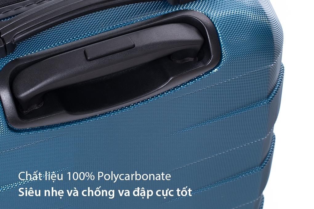 Vali Roncato RV18 6 tấc (24 inch) - Blue chất liệu