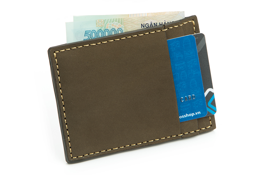 Ví Card đơn Frezio Kobe – Xanh rêu khôn gian tối ưu