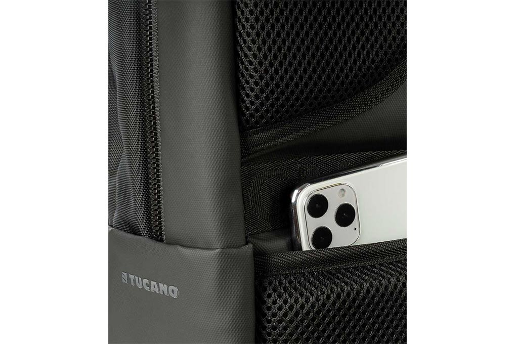 Balo Tucano Martem 15.6” - Đen chất liệu vải