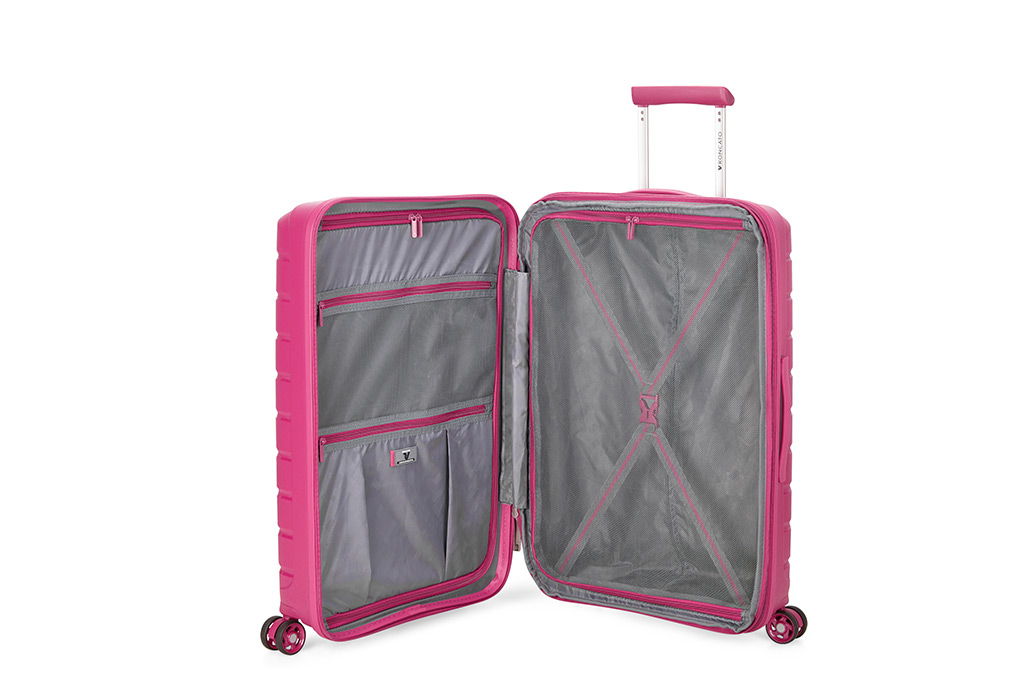 Vali Roncato Butterfly size M (26 inch) - Magenta rộng rãi