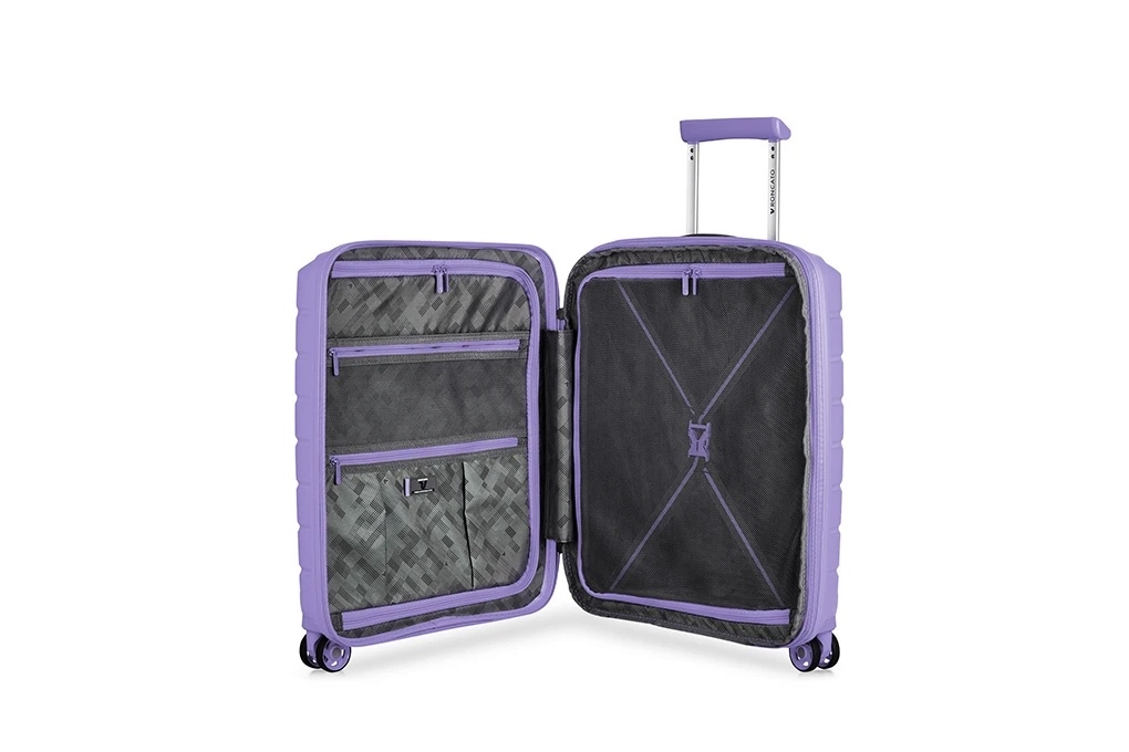 Vali Roncato Butterfly size S (20 inch) - Lavender Nội Thất Rộng Rãi