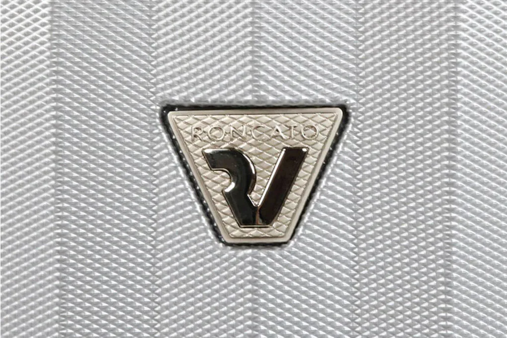 Vali Roncato Premium 2.0 size S (20 inch) - Bạc Logo Nổi Bật