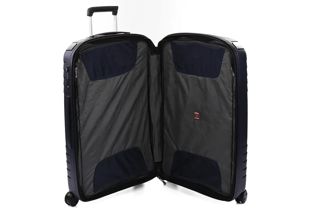 Vali Roncato Ypsilon 4.0 size L (28 inch) - Dark Blue Nội Thất Rộng Rãi