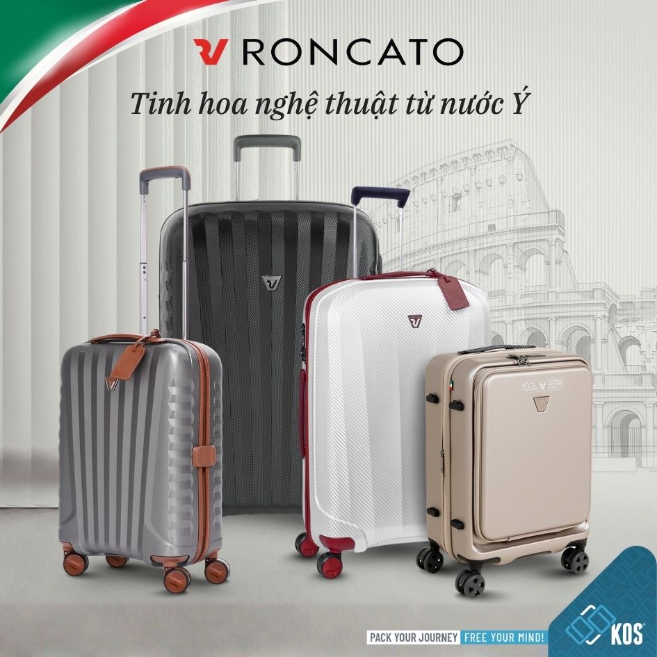 Mua vali ở đâu Hà Nội với thương hiệu Roncato