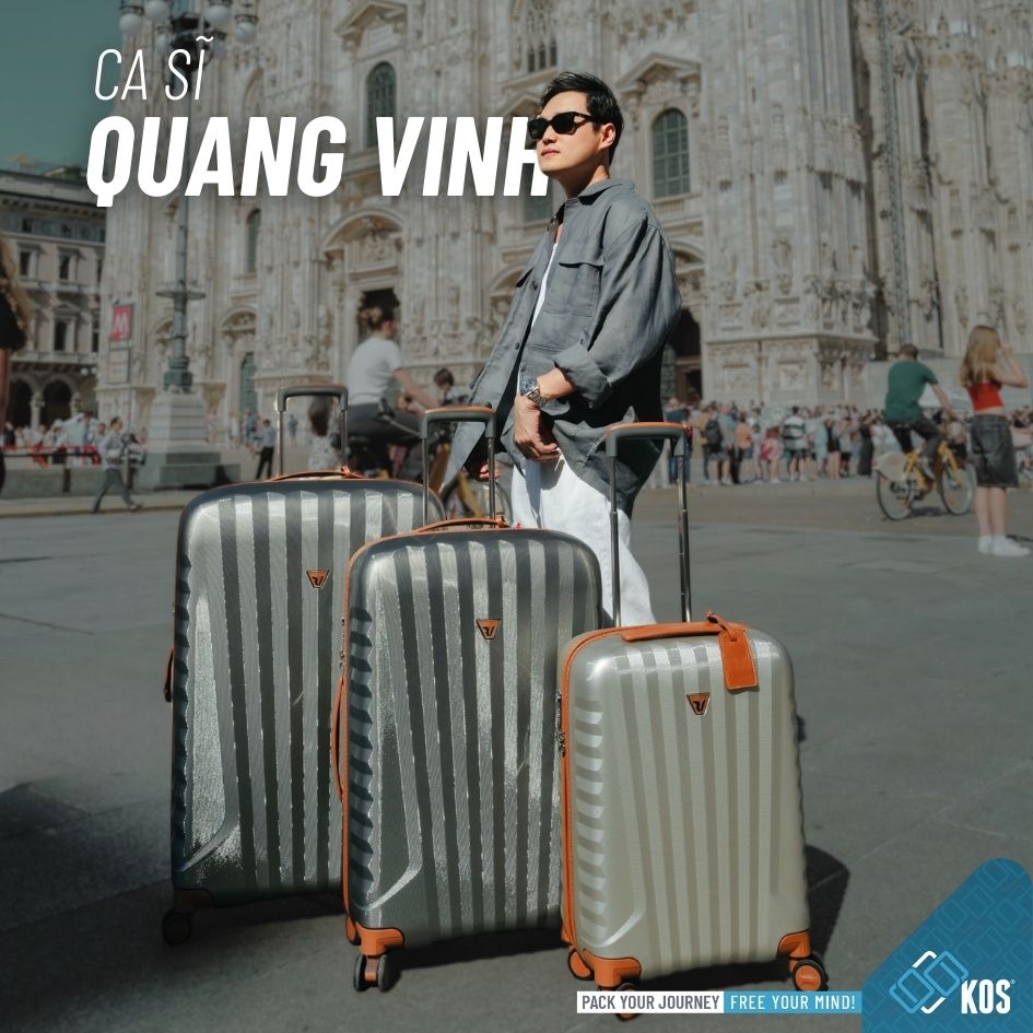 Mua vali ở đâu TPHCM được ca sĩ Quang Vinh tin tưởng