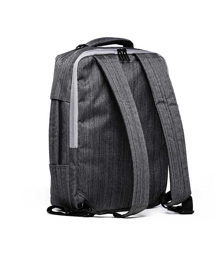 Balo AGVA Eclectic Convertible 14.1” - XÁM ĐEN lưng đệm