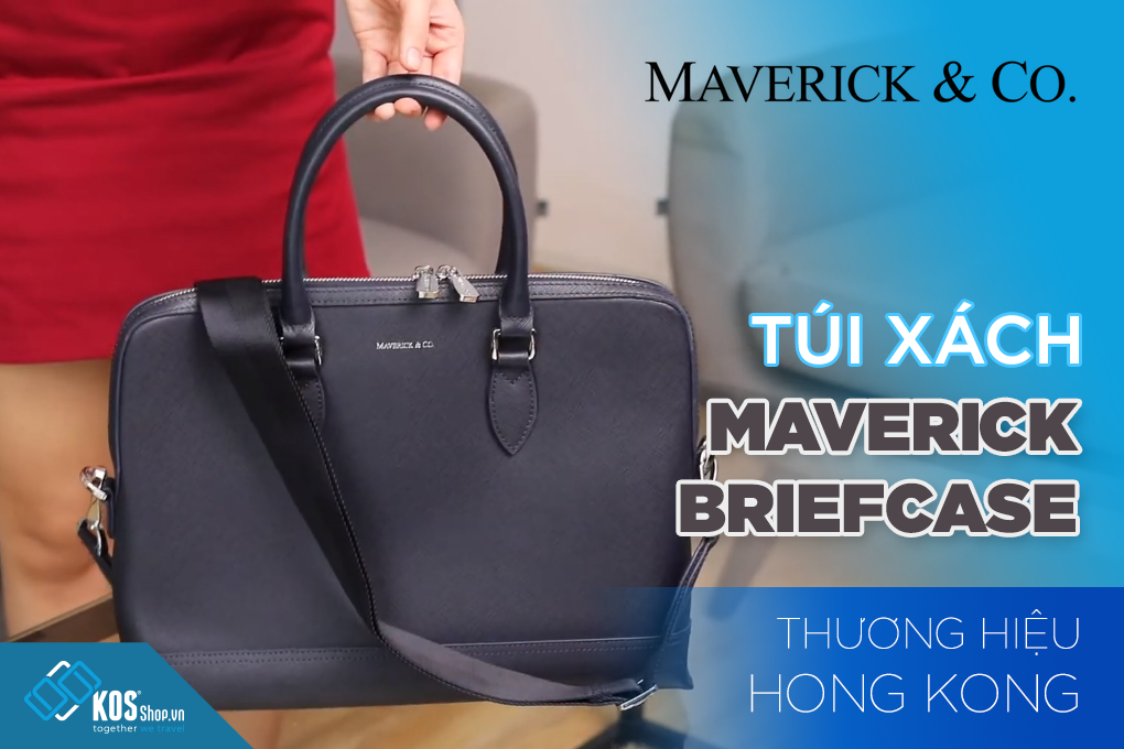 Túi xách Maverick Briefcase - Grey video sản phẩm 1