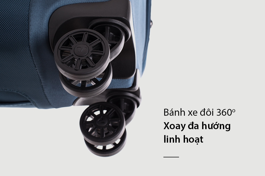 Vali Roncato Miami size S (20 inch) - Blu bánh xe
