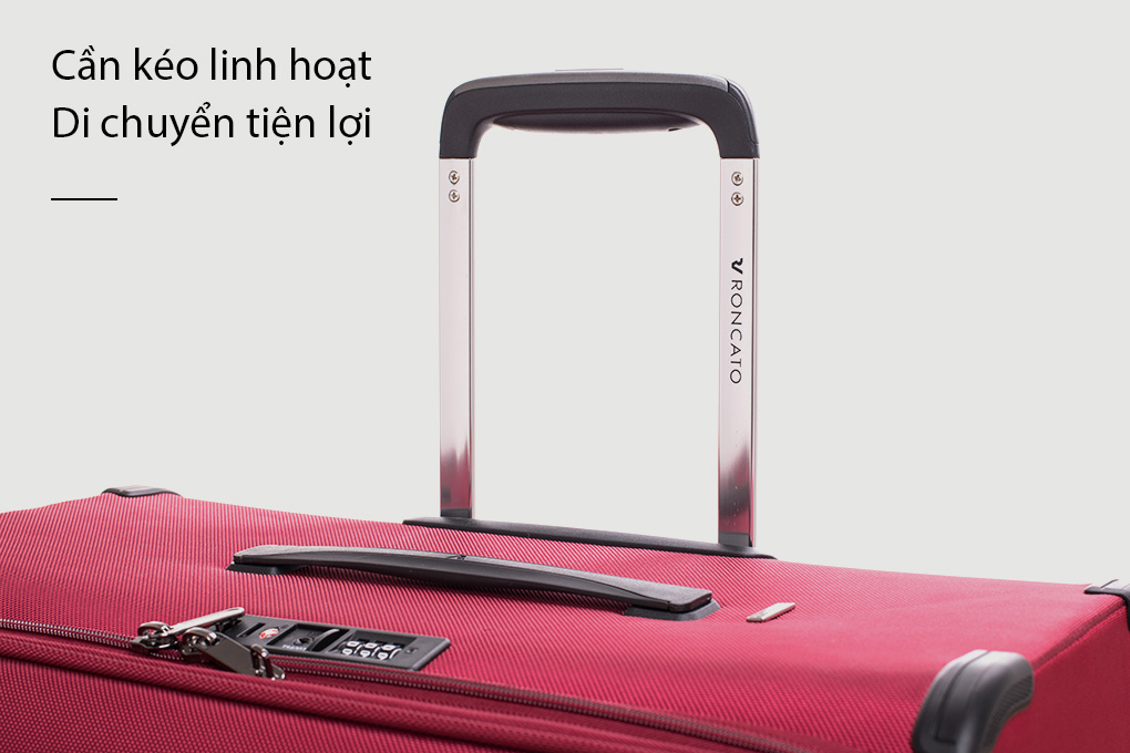 Vali Roncato Miami size S (20 inch) - Rosso cần kéo