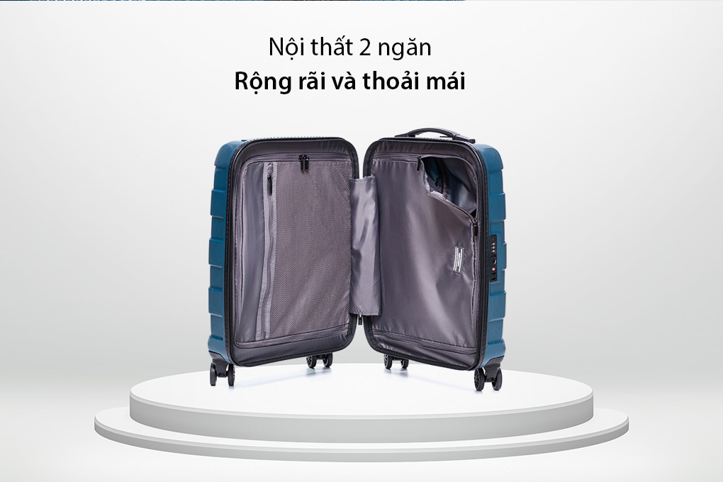 Vali Roncato RV18 5 tấc (20 inch) - Blue nội thất