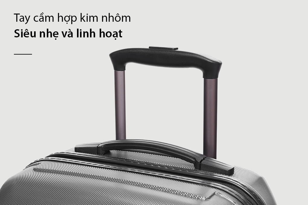 Vali Roncato RV18 6 tấc (24 inch) - Silver tay cầm