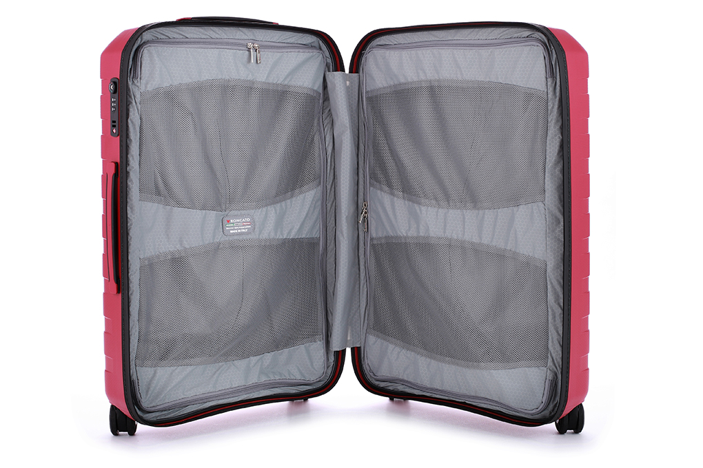 Vali Roncato Box 6 tấc (26 inch) - Đỏ ngăn chứa thông minh