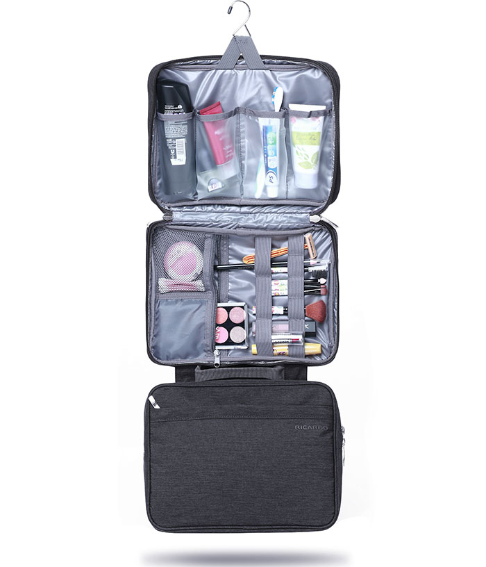 T&uacute;i treo đồ Toilet Ricardo Deluxe Organier - X&aacute;m ngăn một treo