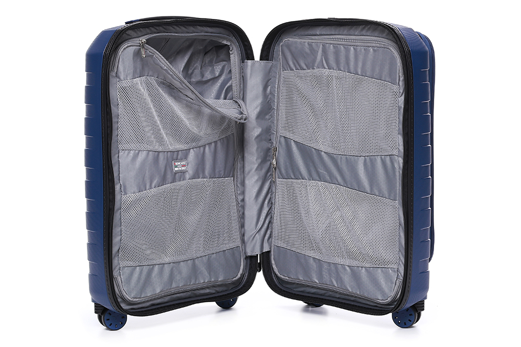 vali roncato d-box 5 tấc 20 inch blue nội thất