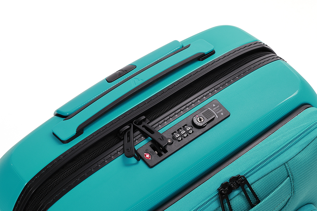 vali roncato d-box 5 tấc 20 inch green kh&oacute;a zip