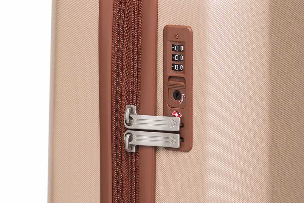 Vali Roncato Hanoi size S (20 inch) - Champagne kh&oacute;a số tsa