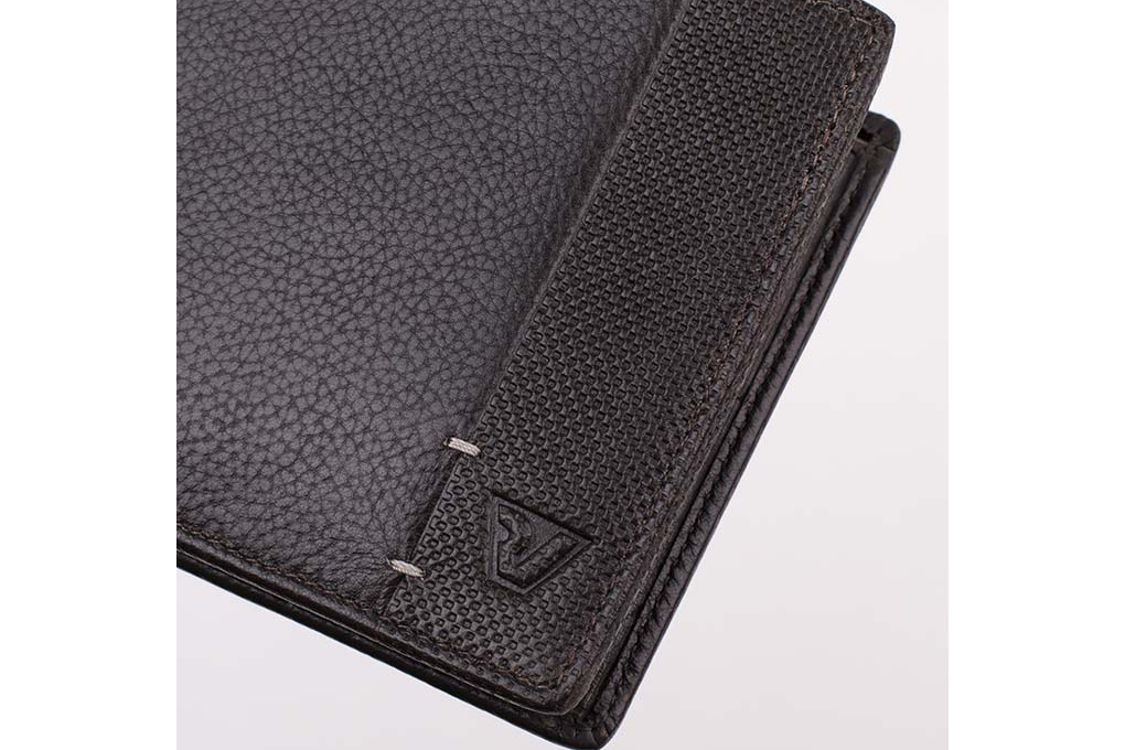 Ví Roncato Santos ngang - Antracite kiểu dáng tinh tế