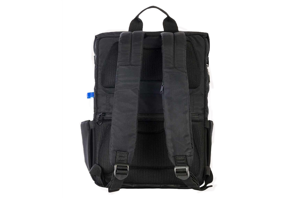 balo Tucano Modo Business 15" - Black - dây kéo dễ dàng gắn kết với xe đẩy