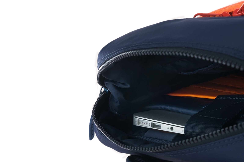 Balo Tucano Modo Business 15” - Blue - Nội thất được trang bị túi chống sốc