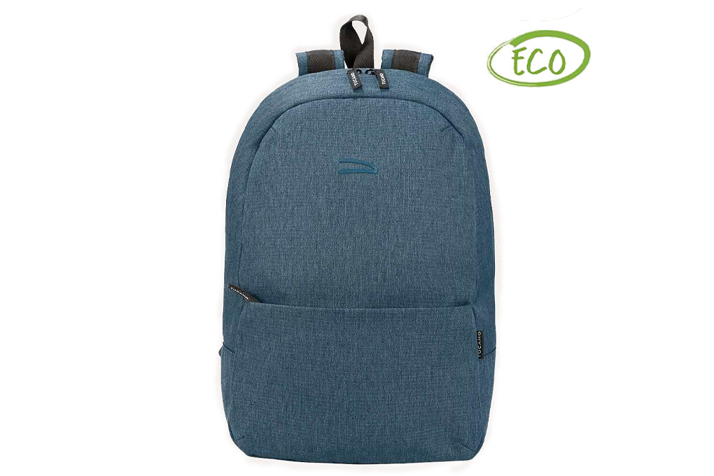 Balo Tucano Ted 13"/14" - Blu Scuro - Vải Plastic t&aacute;i chế