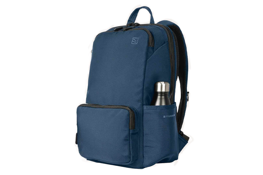 Balo Tucano Terras 15.6" - Blue - Mặt trước mở rộng không gian