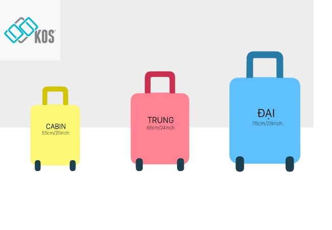 Kích thước vali lớn