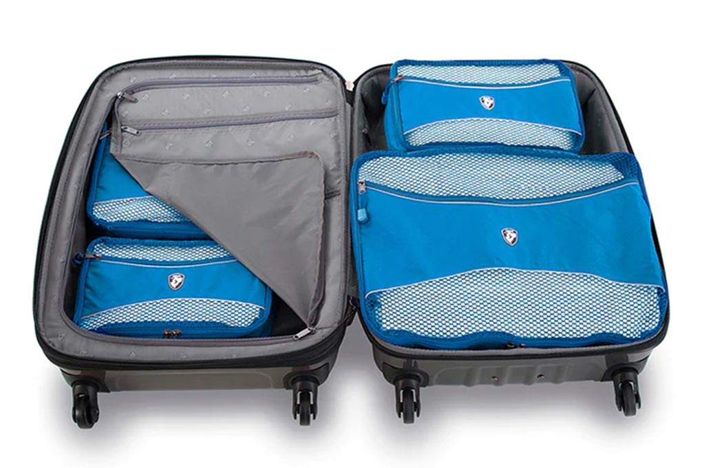 Túi đựng đồ Heys Eco Packing Cube bộ 5 - Xám dễ dàng sắp xếp