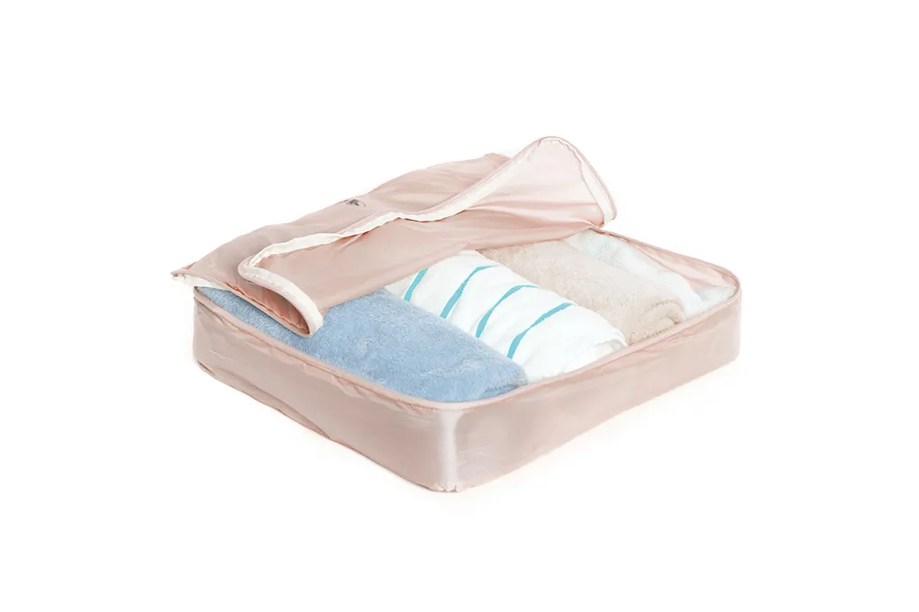 Túi đựng đồ Heys Pastel Packing Cube bộ 5 - Màu Nude nội thất rộng rãi