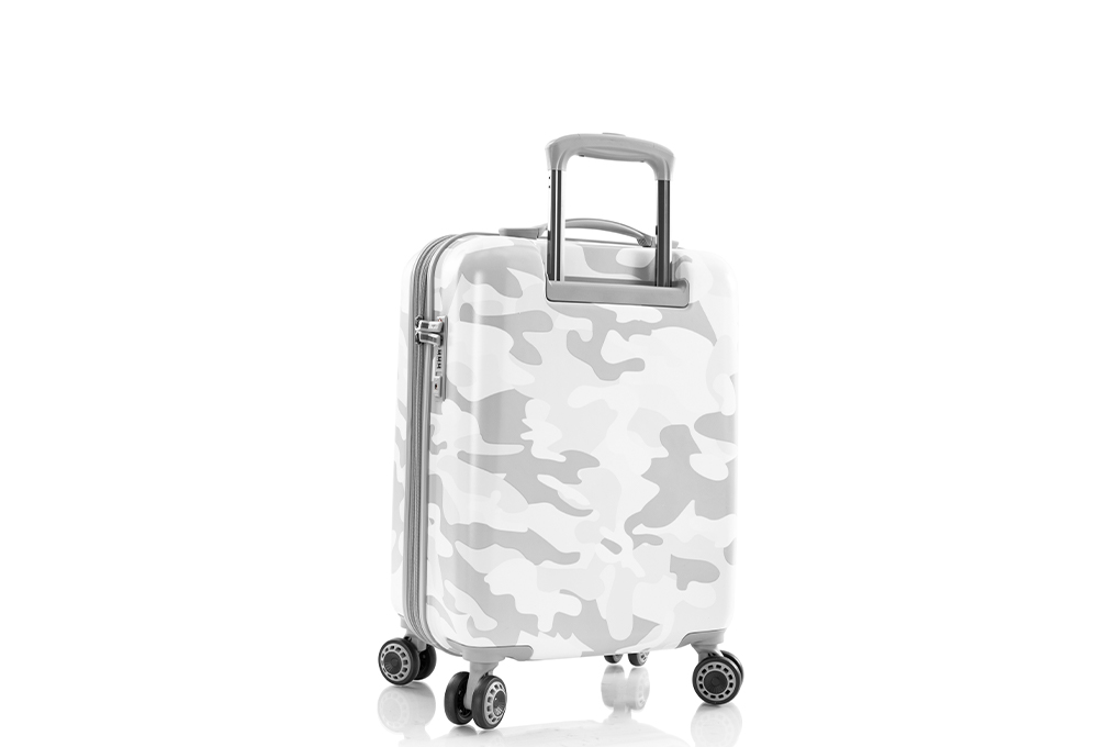 Vali Heys White Camo size S (21 inch) cần k&eacute;o hợp kim
