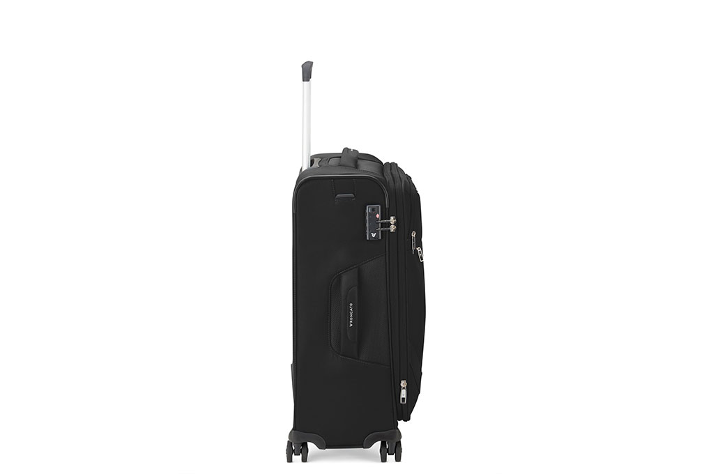 vali Roncato Joy size M (26 inch) - Black bánh xe kép