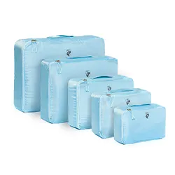 Túi đựng đồ Heys Pastel Packing Cube bộ 5 - Xanh Blue