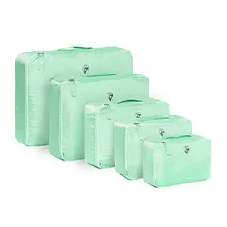 Túi đựng đồ Heys Pastel Packing Cube bộ 5 - Xanh Mint