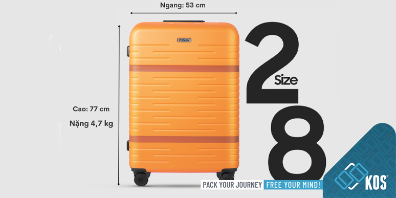 Vali nhựa size 28 giá tốt nhất khoảng bao nhiêu?