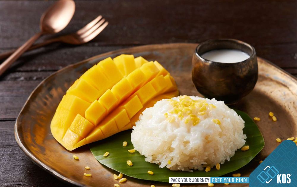 Xôi xoài ẩm thực Thái Lan