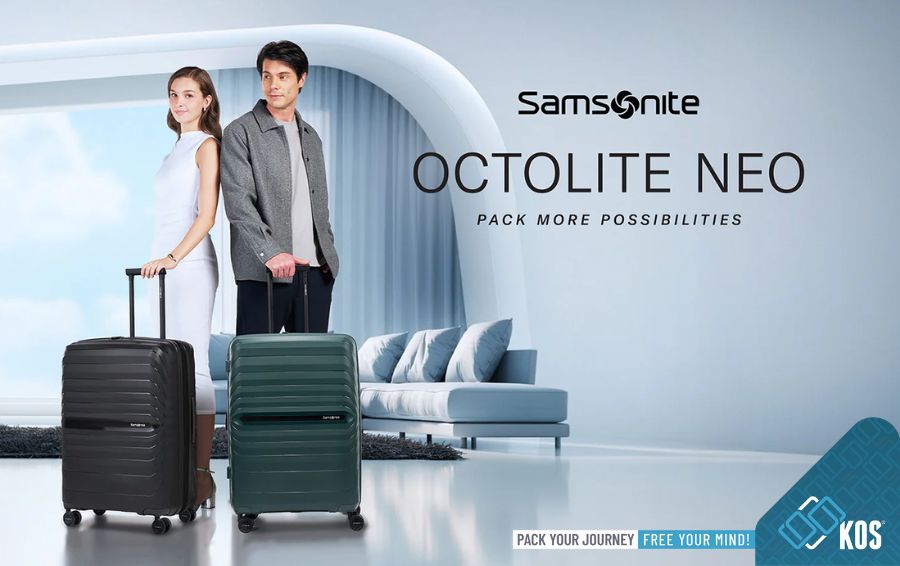 Các dòng vali Samsonite với bộ sưu tập Samsonite Octolite Neo