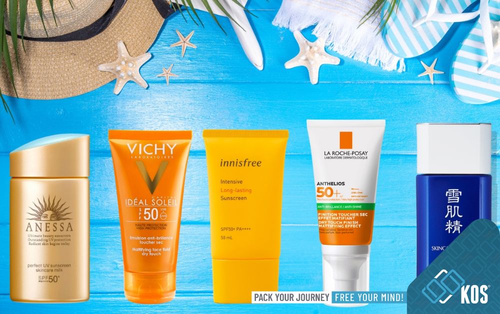 Các loại kem chống nắng khi đi biển