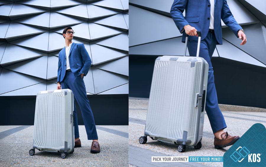 Kích cỡ vali Samsonite với vali size đại