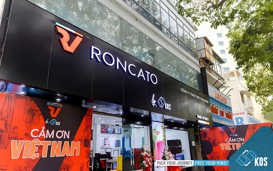 Vali Roncato cao cấp phân phối độc quyền bởi KOS