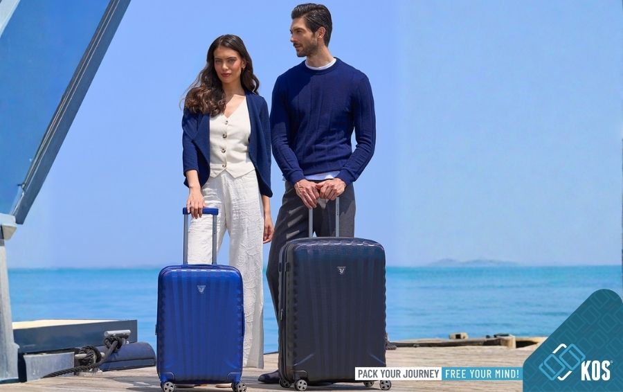 Quang Vinh du lịch châu Âu với vali Roncato Made in Italy ấn tượng