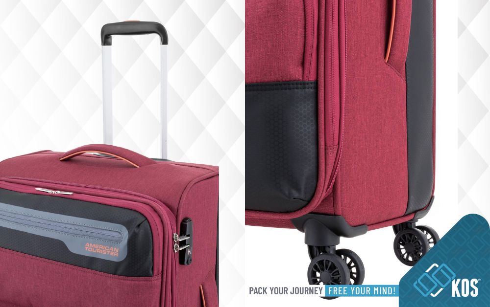 Tay cầm và bánh xe