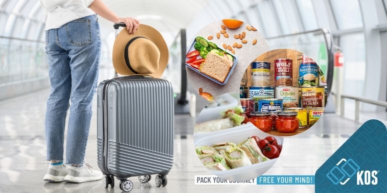 Vali xách tay được mang đồ ăn không?