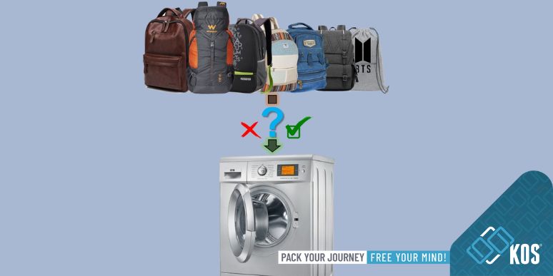 Giặt balo bằng máy giặt được không?