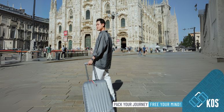 Giải mã phong cách du lịch của ”Hoàng tử sơn ca” Quang Vinh: Vali Roncato được KOS phân phối độc quyền