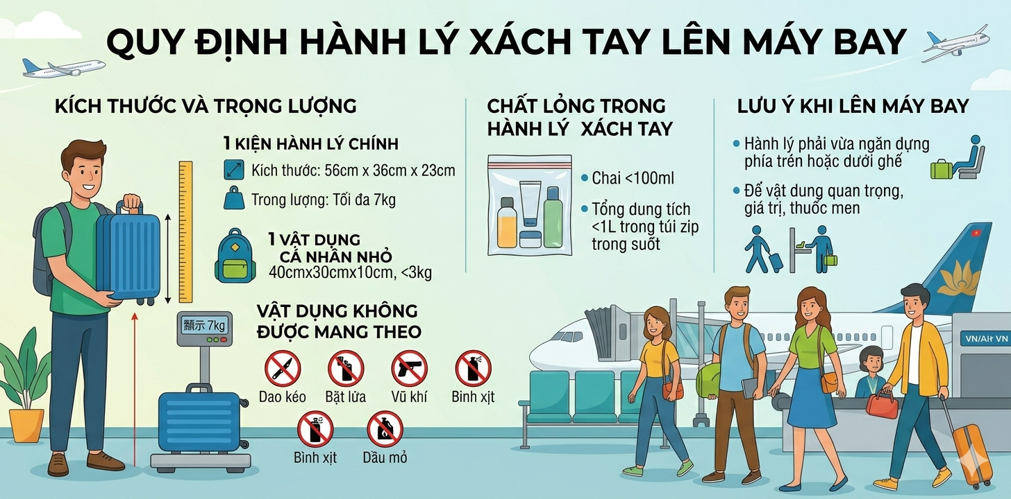 Vali size 24 có xách tay được không? Xem ngay!