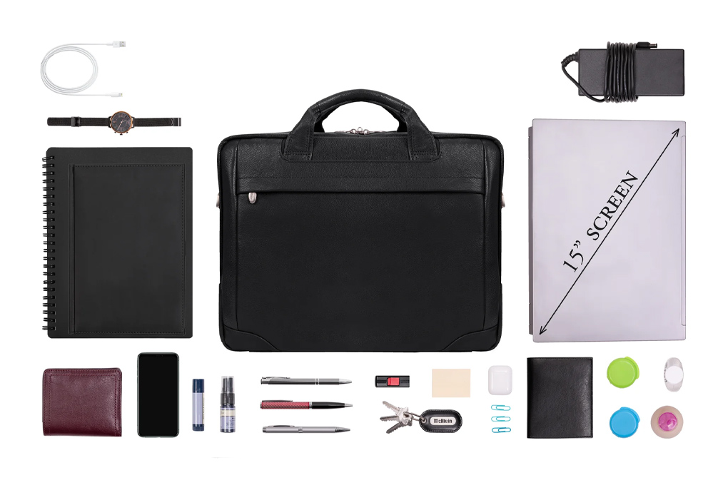 Cặp Xách McKlein Bronzeville 15.6 inch - 1548 Black hình sản phẩm 10