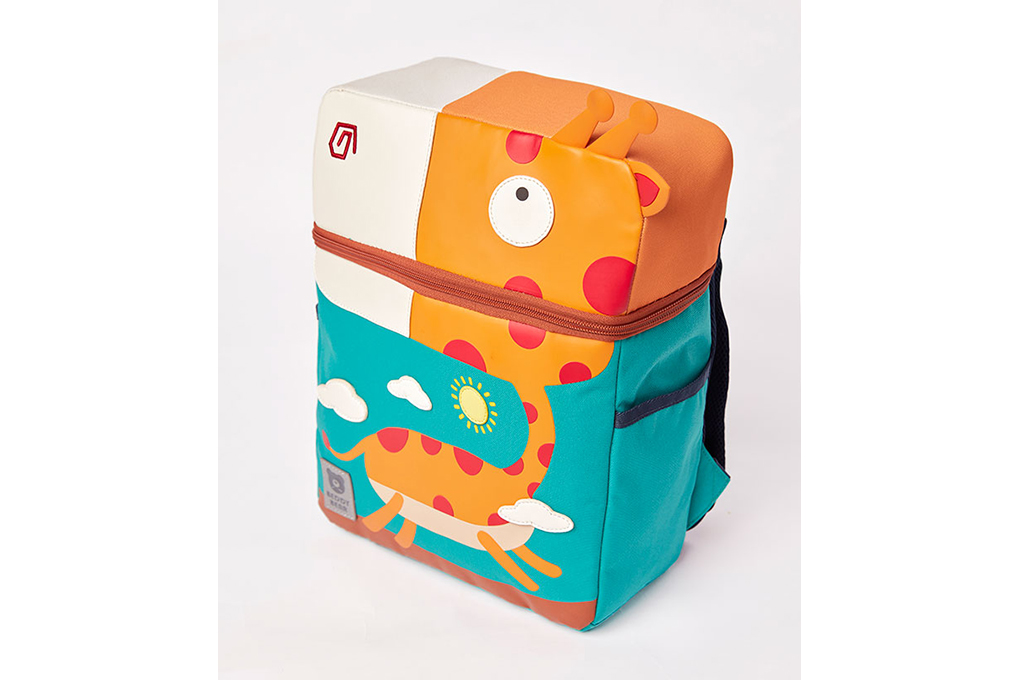 Balo BeddyBear - Xanh ngọc - Họa tiết Hươu Cao Cổ-BJX-(YE-002) - HUOU hình sản phẩm 2