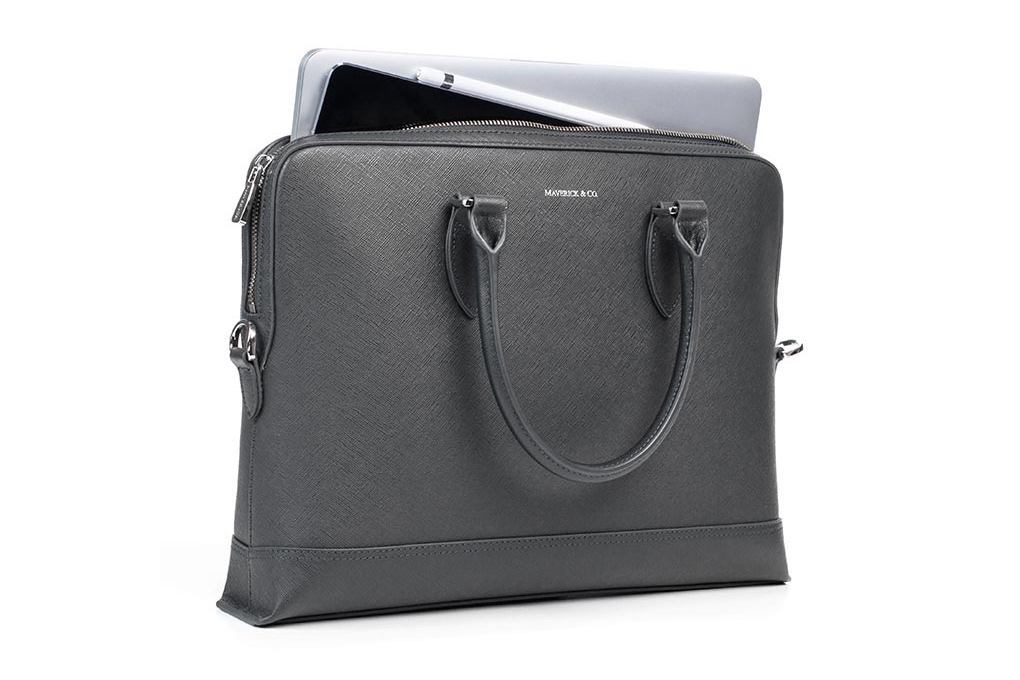 Túi xách Maverick Briefcase - Grey hình sản phẩm 13
