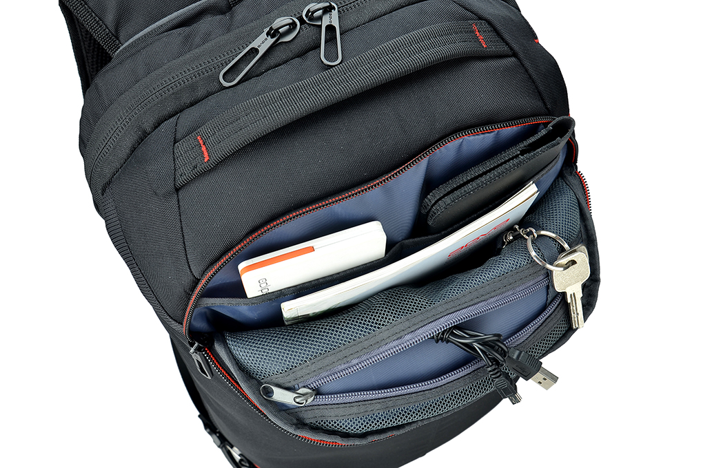 Balo AGVA Roadtriper 15.6”-ĐEN (LTB361) hình sản phẩm 10