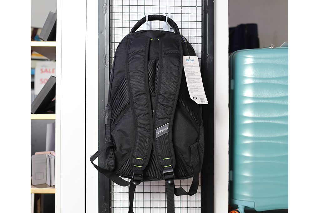 Balo BESTLIFE Compact-ĐEN-15.6-BLB-3080G đệm lưng tho&aacute;ng kh&iacute;